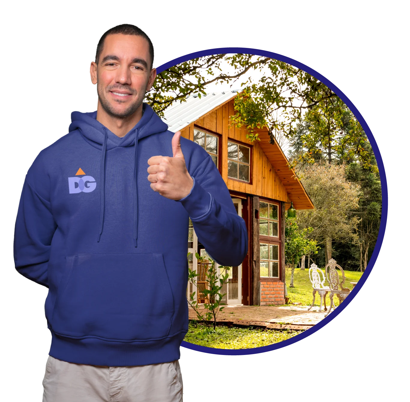 OK man with house on background | DG Pinnacle TPO - Wholesale Division | Miami Mortgage Lender